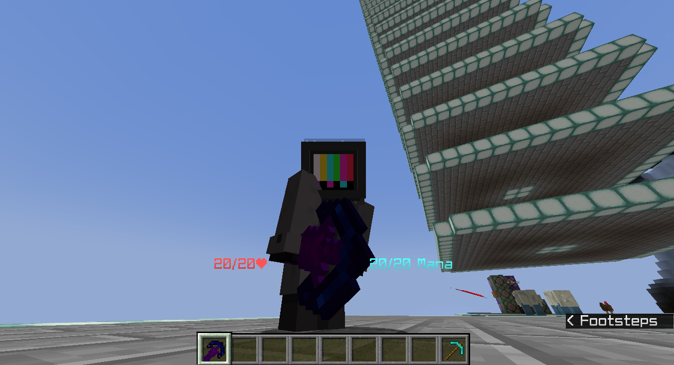 Custom texture when held